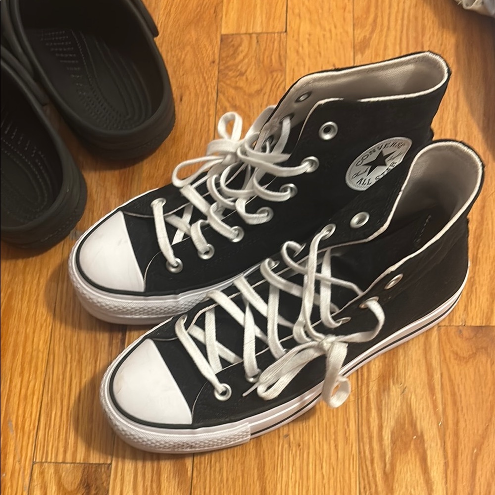 Converse Black High-Top Sneakers